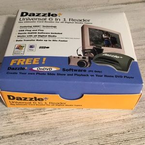 Dazzle Universal 6 in 1 Reader. The ultimate card reader for all digital media